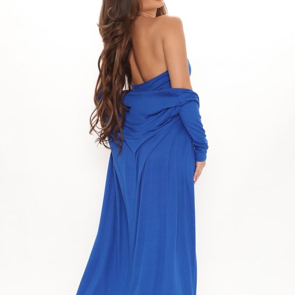 Lost In Love Jumpsuit Set - Royal - Picture 4 of 11